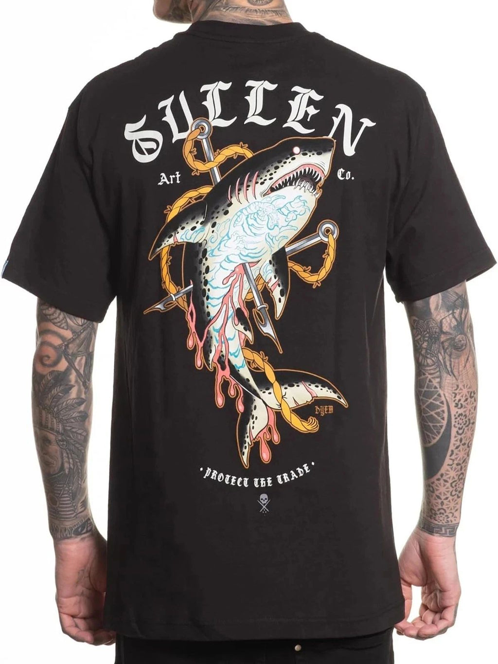 Sullen Art Collective True Artist Pin Up Tattoo Men's Standard Tee DYEM SHARK Unisex
