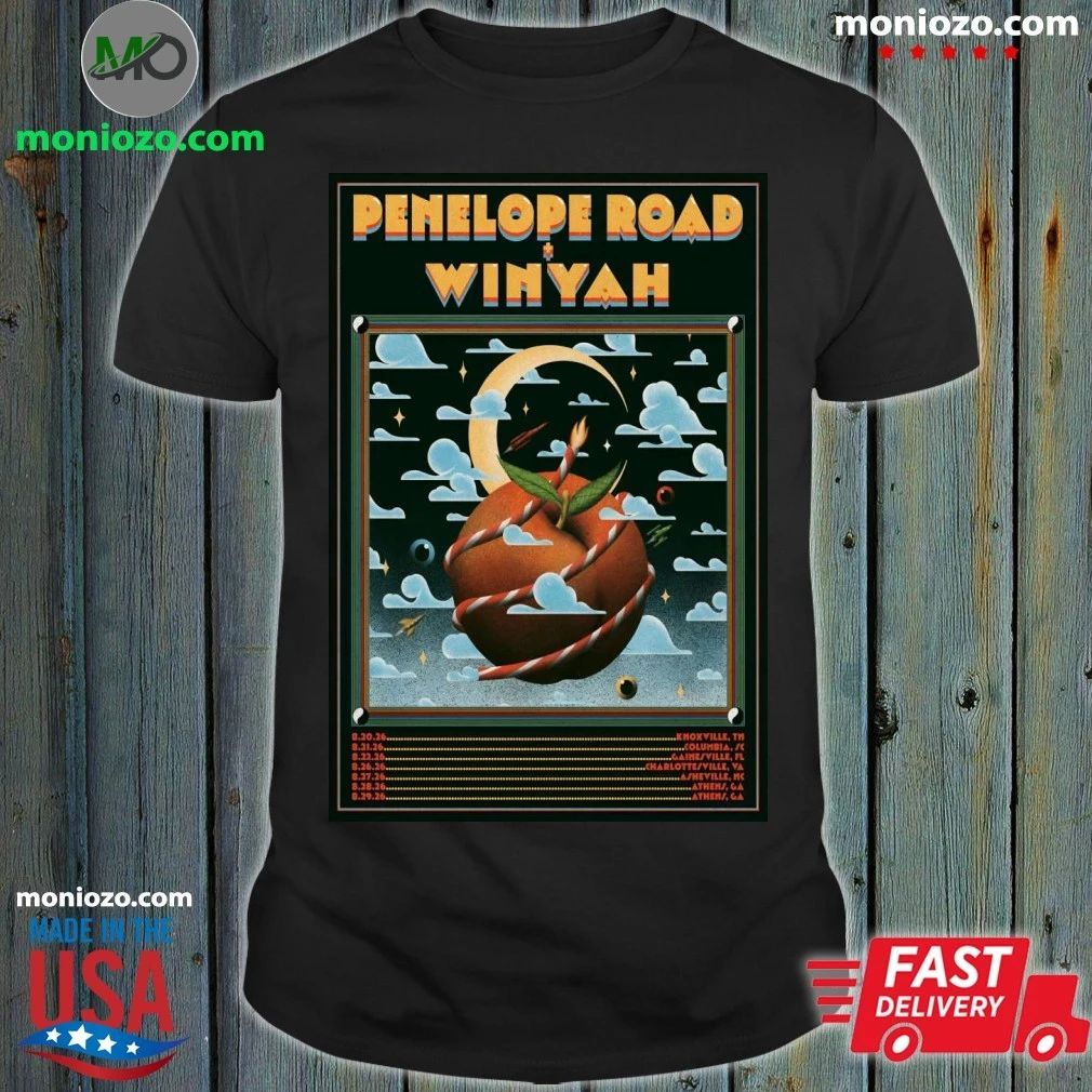 Original Penelope Road And Winyah Co-Headline Tour 2026 Poster Shirt Unisex