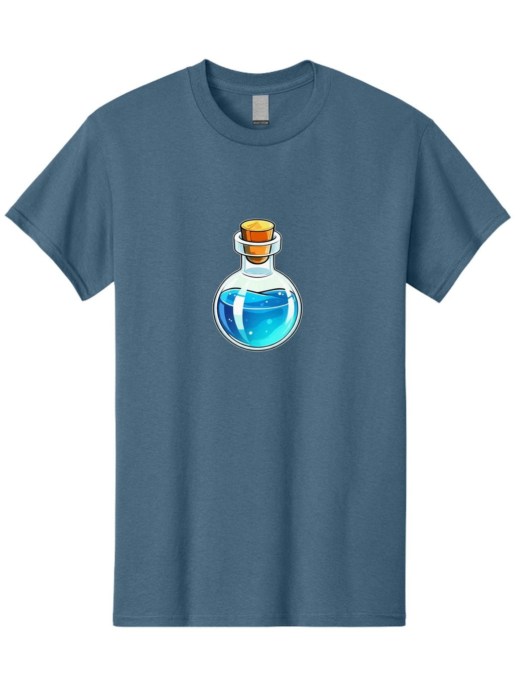 Potion-Bottle-5 Mens Graphic Tee, 100% Cotton, Casual Summer Wear Unisex