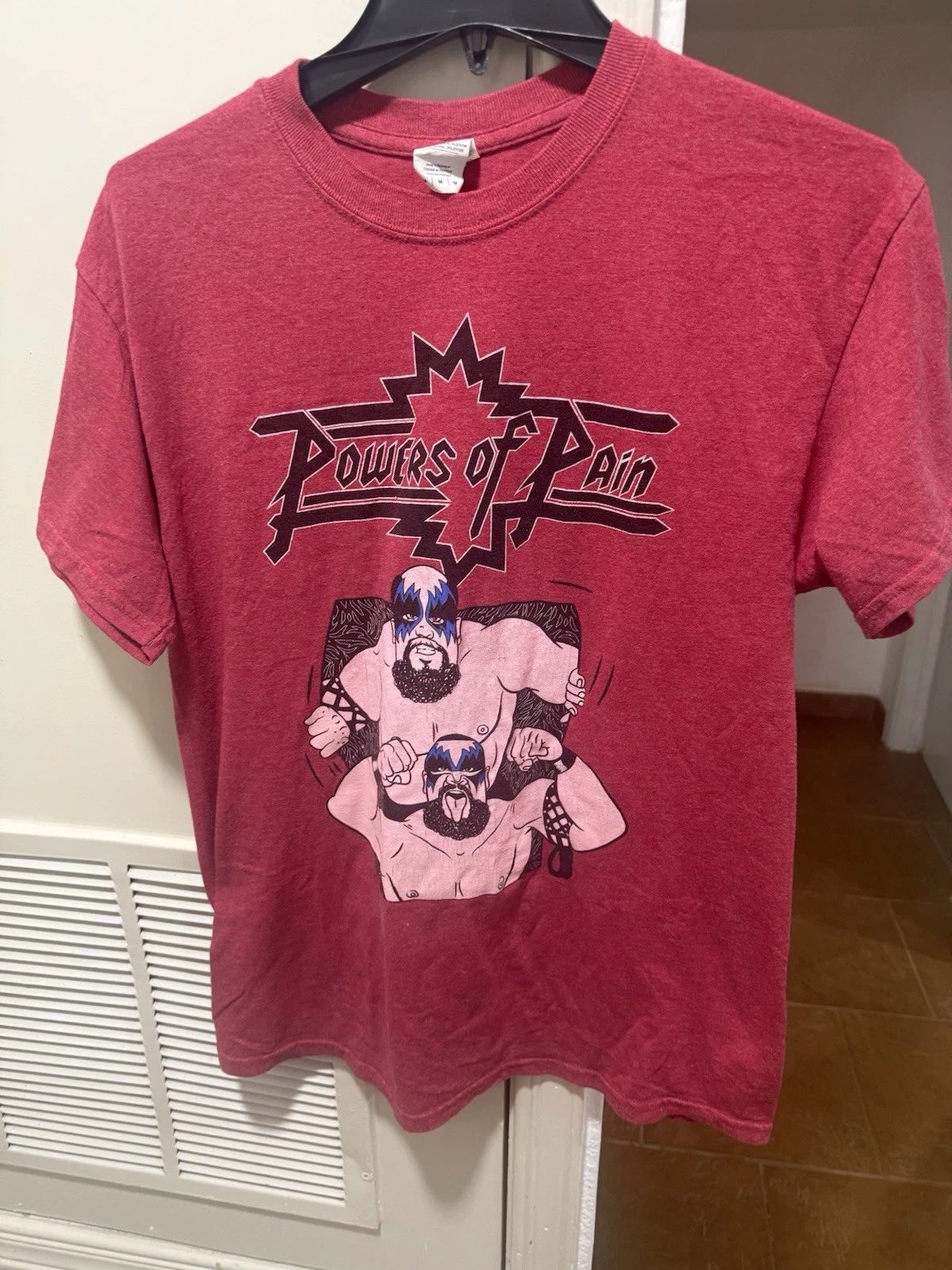 Powers Of Pain Warlord & Barbarian Wrestling T Shirt Unisex