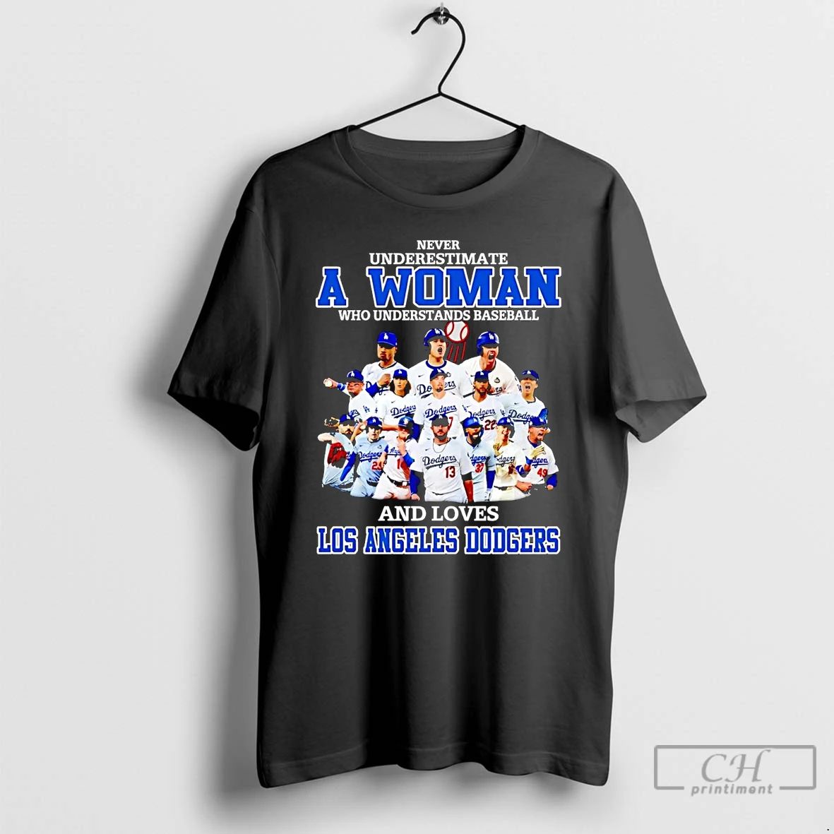Classic Never Underestimate A Woman Who Understands Baseball And Loves Dodgers T Shirts Unisex