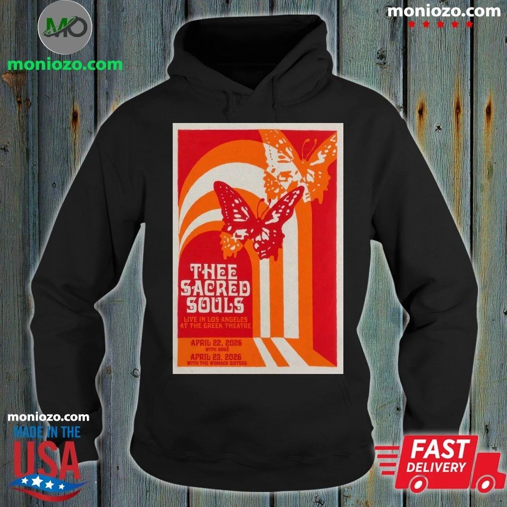 Original Thee Sacred Souls Tour April 22-23, 2026 Los Angeles, CA Poster Shirt Unisex