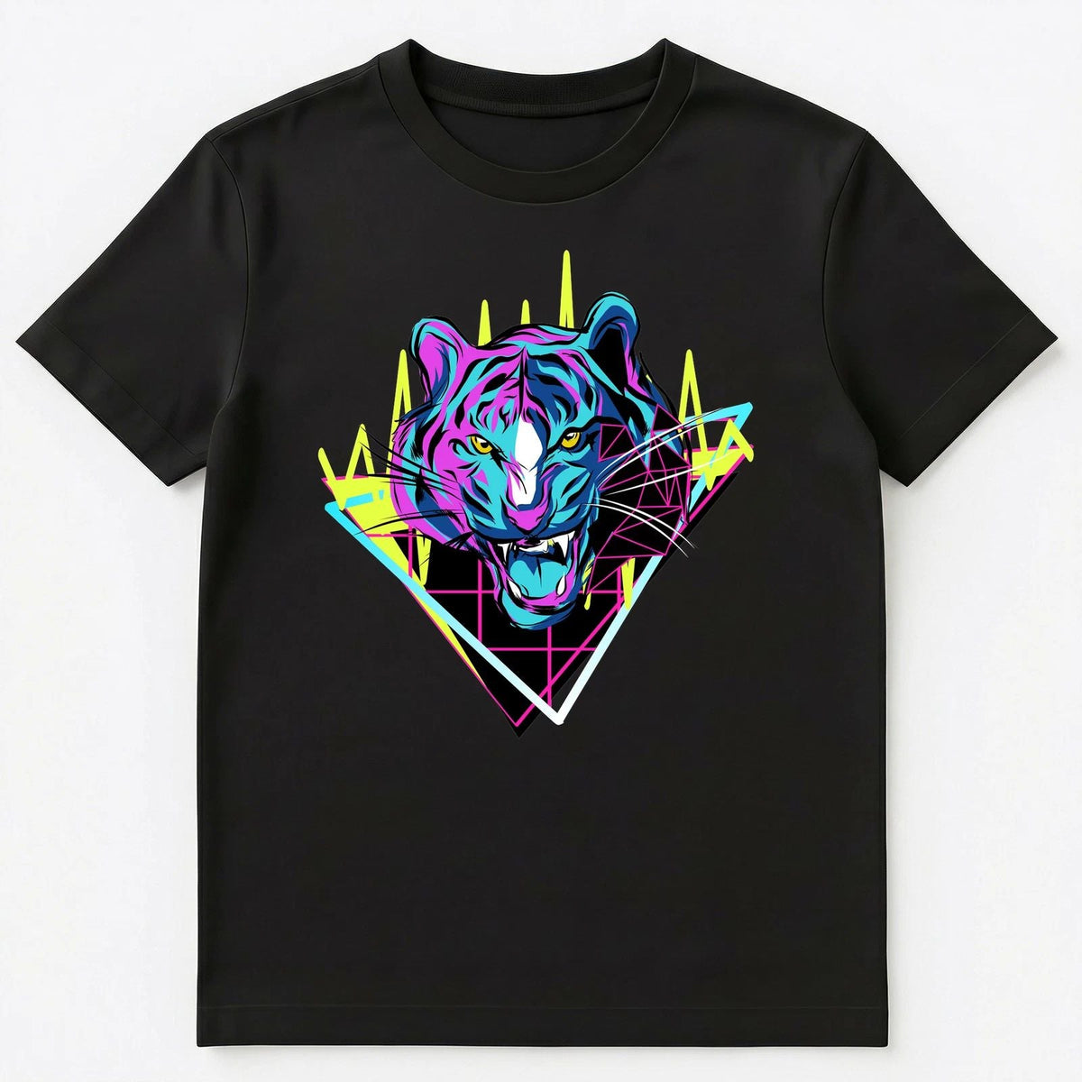 Vaporwave Aesthetic Art Style Tiger Graphic Unisex Unisex