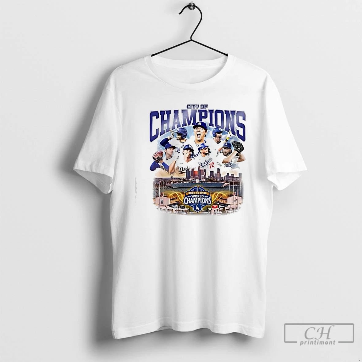 Premium City Of World Champions The Los Angeles Dodgers T Shirts Unisex