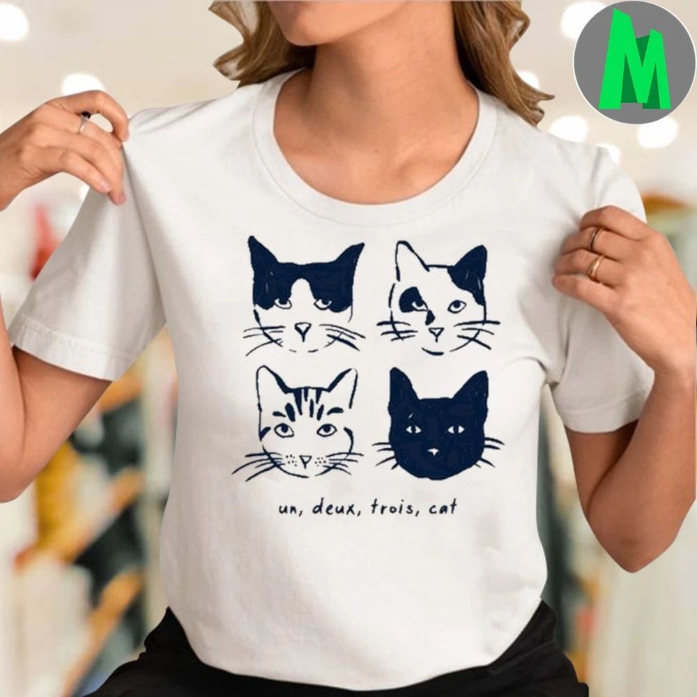 Un Deux Trois Cat Shirt Unisex