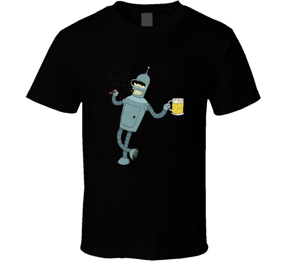 Bender Futurama Cartoon T Shirt Unisex