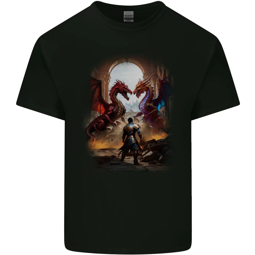 Fantasy Dragons Mens Light Cotton Unisex