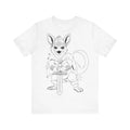 Fantasy Warrior Mouse Tee, Cute Animal Graphic Tee, Unisex Unisex