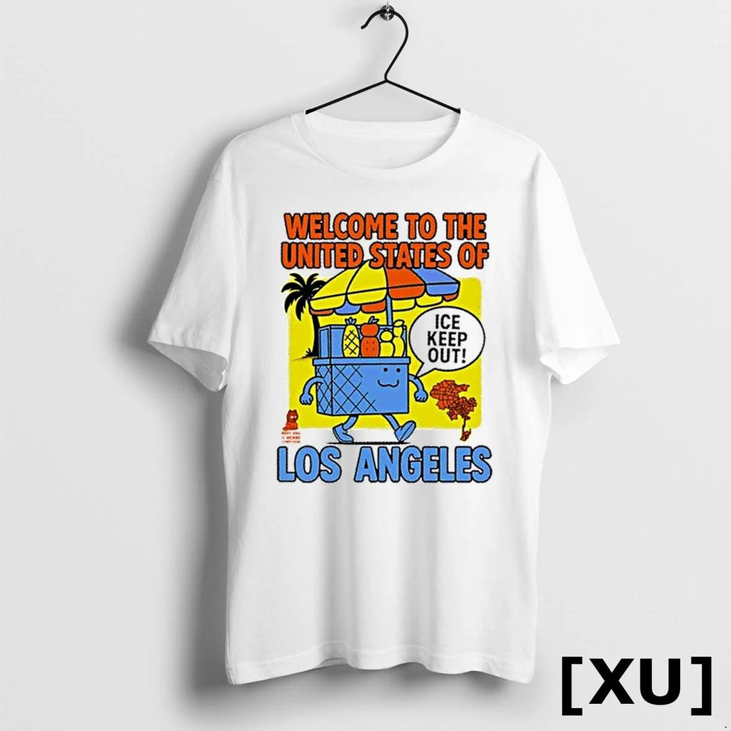 Welcome To The United States Of Ice Keep Out Los Angeles Tshirts Sweater Unisex