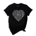 Dogs Shirt, Animal Shirt, Dog Lover Shirt, Heart Shirt, Trendy Mom shirt, Cute D Unisex