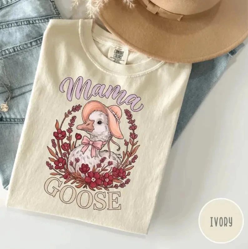 Mama Goose Comfort Tee Cute Mom Gift Unisex