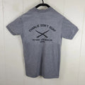 Hot Rod Los Angeles Shirt Men Medium Gray Crew Neck Short Sleeve Graphic Stretch Unisex