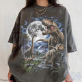 Vintage Dinosaur Graphic Comfort Tee Retro Style Shirt Men Women Unisex