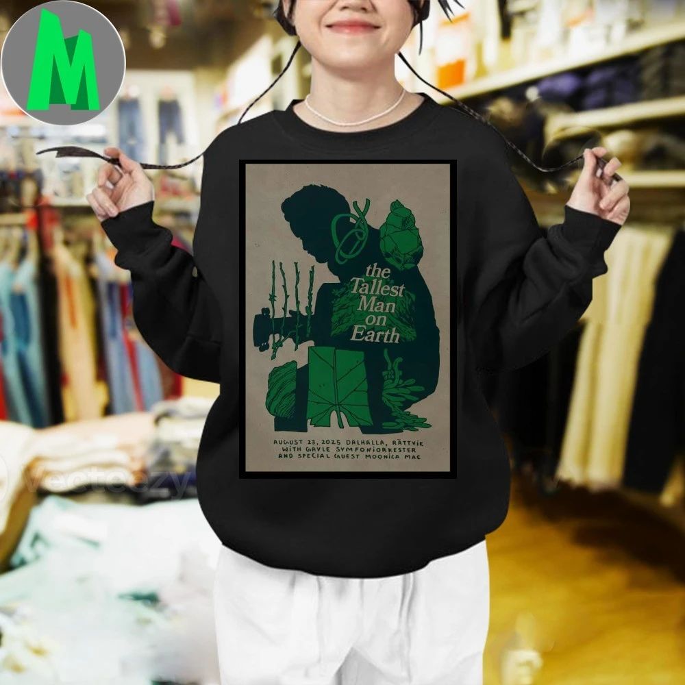 The Tallest Man On Earth 8-23-2025 Dalhalla Rättvik Sweden Poster Shirt Unisex