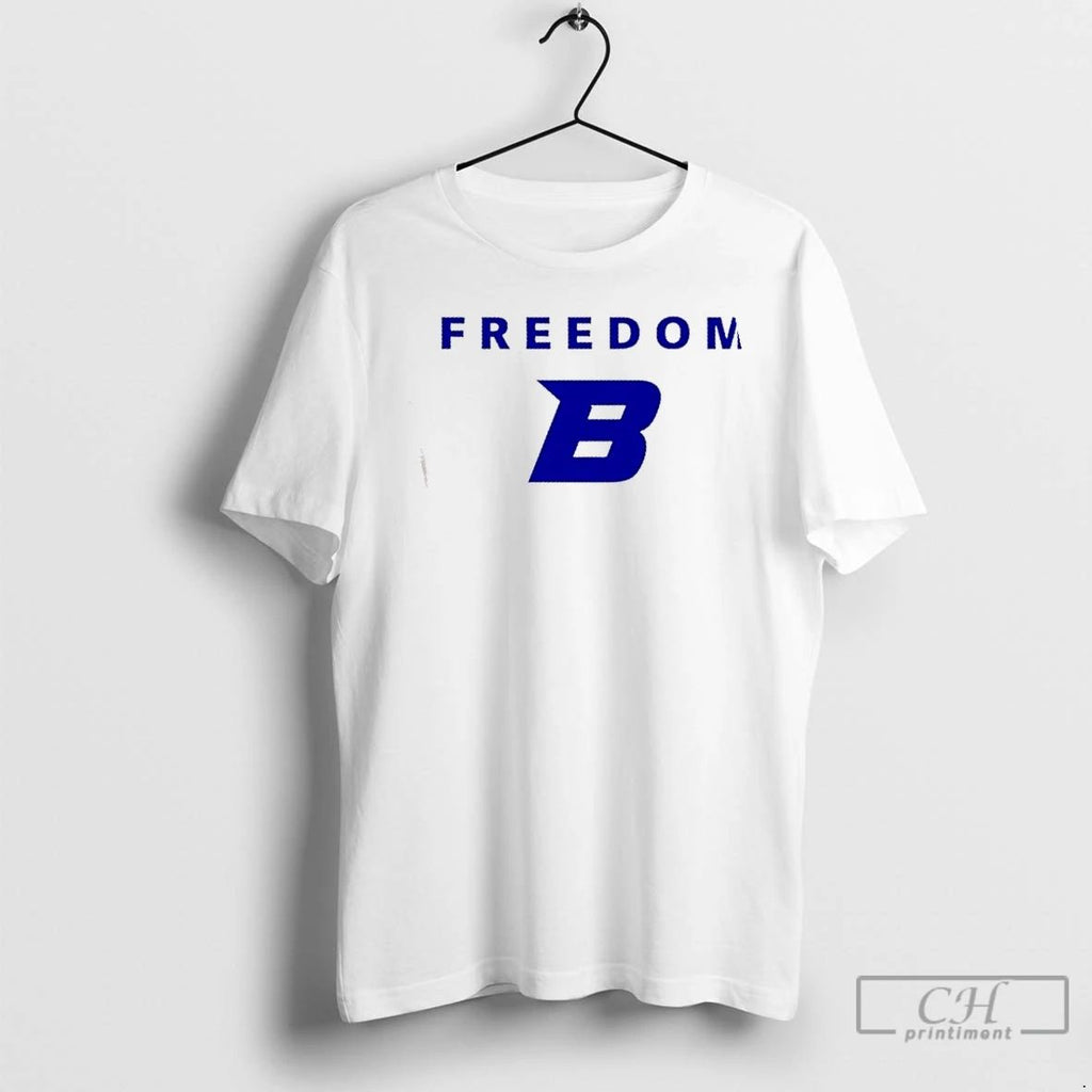 Classic Freedom Charlie Kirk X Boise State University 2 Sided T Shirts Unisex