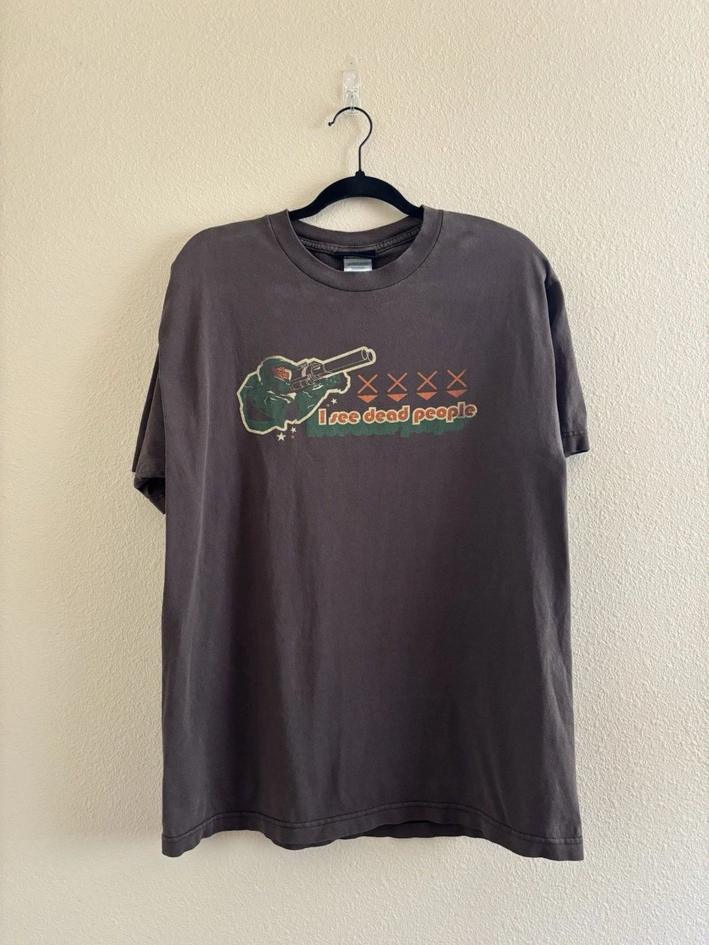 Xbox Halo 2 “I See Dead People” Master Chief Men's Large Graphic Brown Unisex