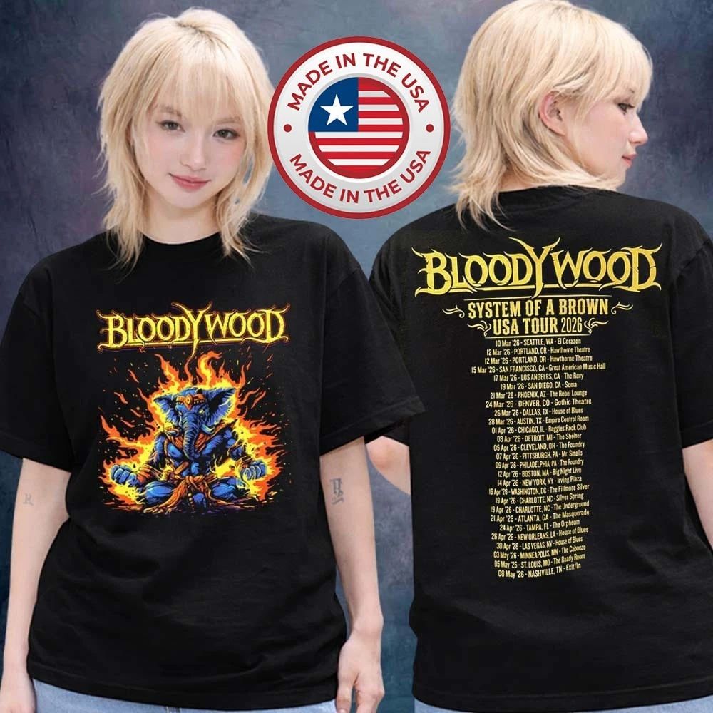 Bloodywood Merch System Of A Brown USA Tour 2026 Schedule Unisex