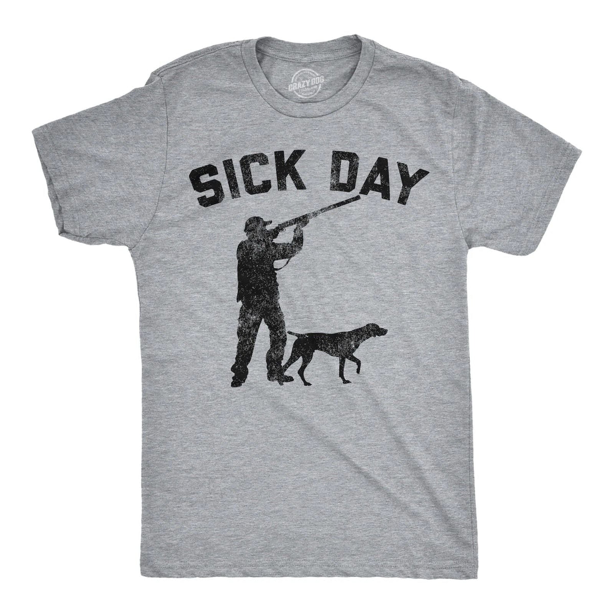 Mens Funny T Shirts Sick Day Hunting Sarcastic Hunters Joke Tee For Men Unisex