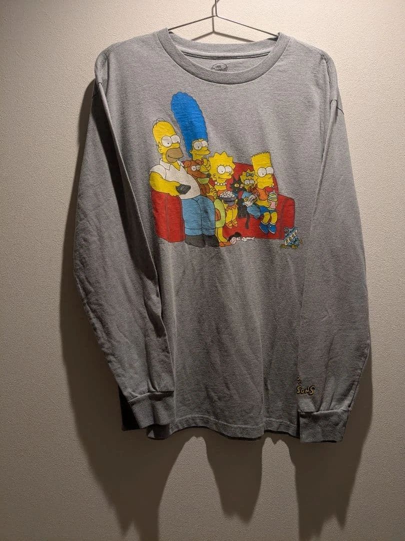 Simpsons Long Sleeve Gray Long T Unisex