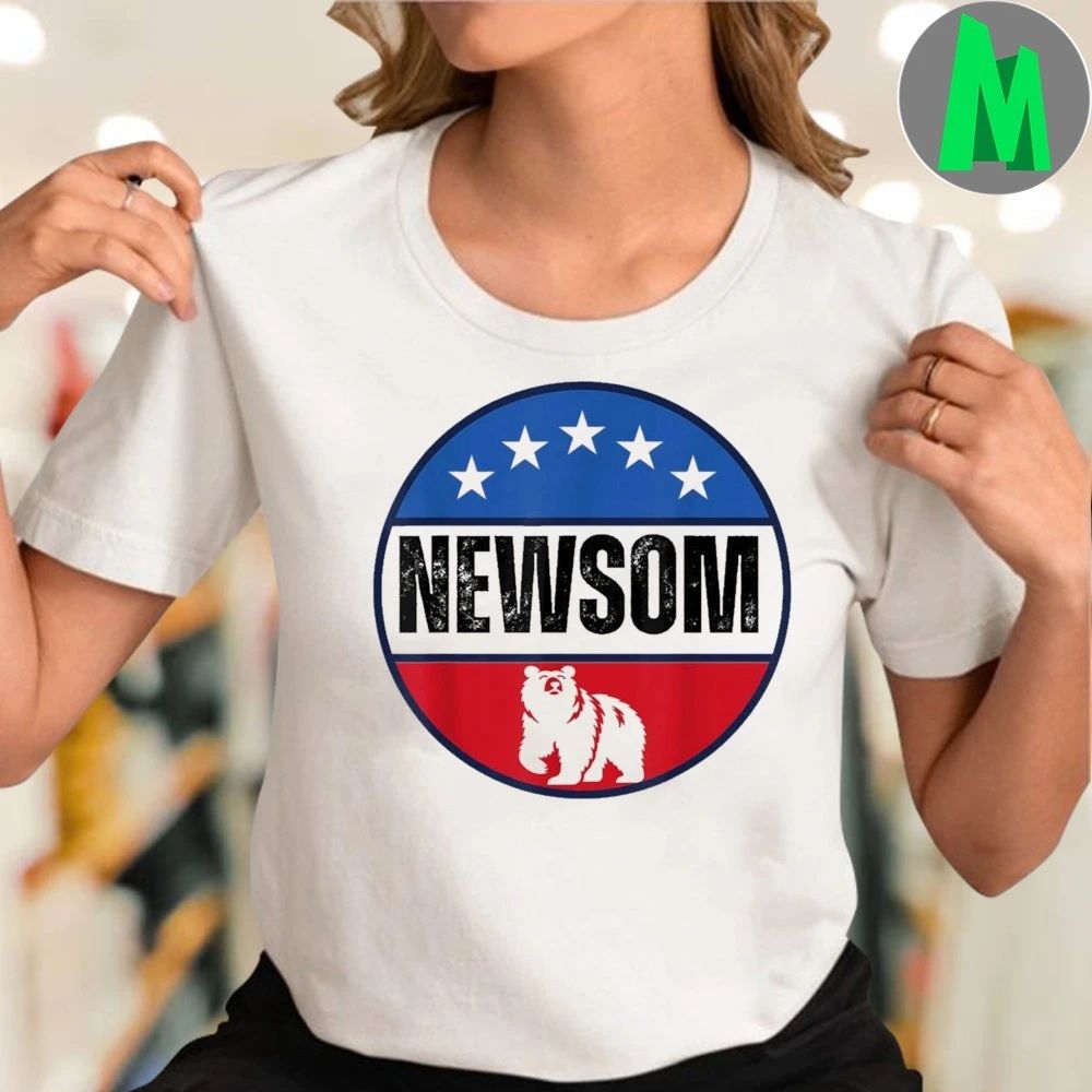 Gavin Newsom 2028 California Bear President Democrat Shirt Unisex