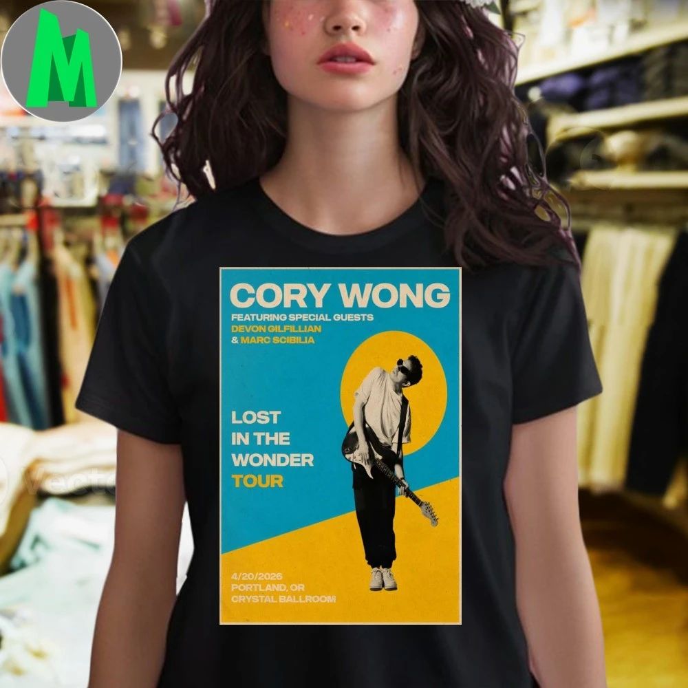 Cory Wong Apr 20 2026 Portland Tour Poster Shirt Unisex