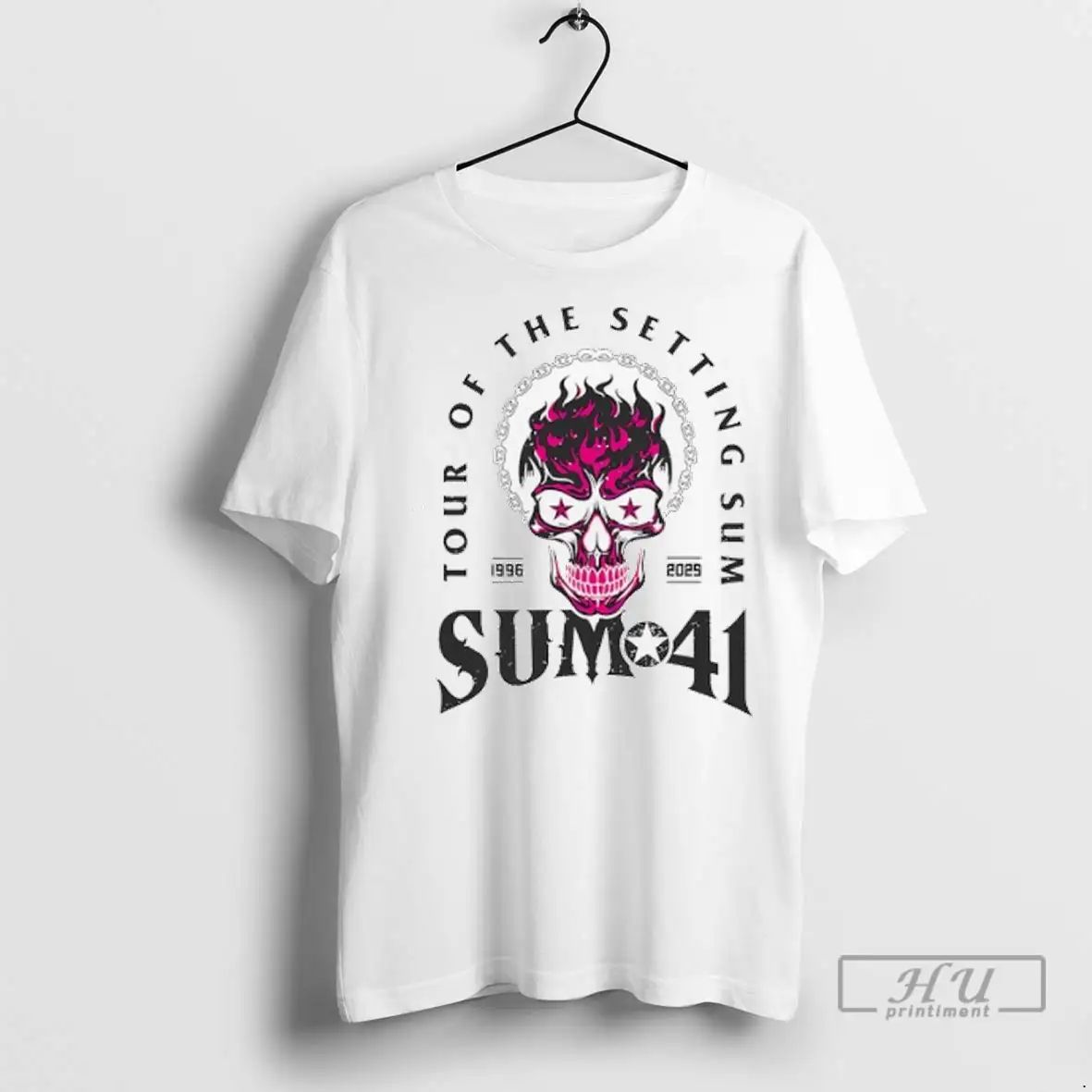Officials Skull Sumo 41 Tour Of The Setting Sum 1996 2025 T Shirts Unisex