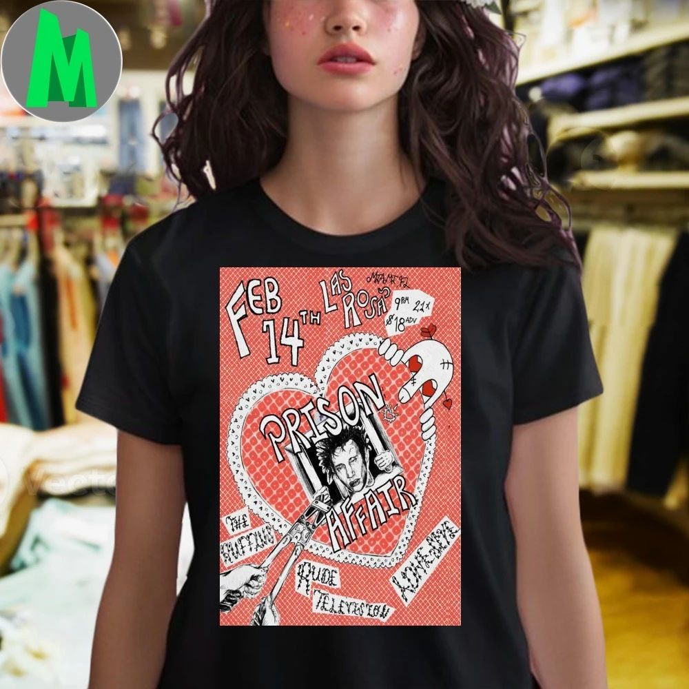 Original Prison Affair Tour Miami Fl Feb 14 2026 Poster Shirt Unisex