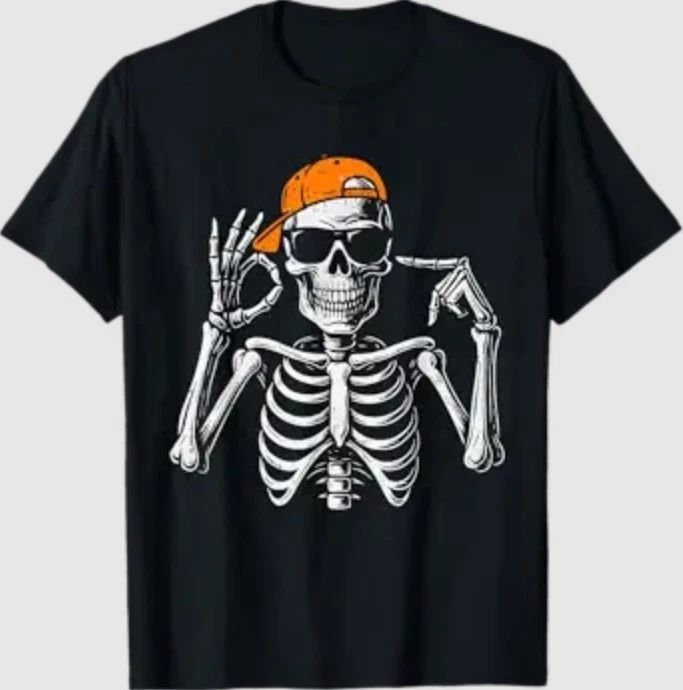 67 Meme Trendy Skeleton Halloween Funny Six Seven Gen Alpha Unisex