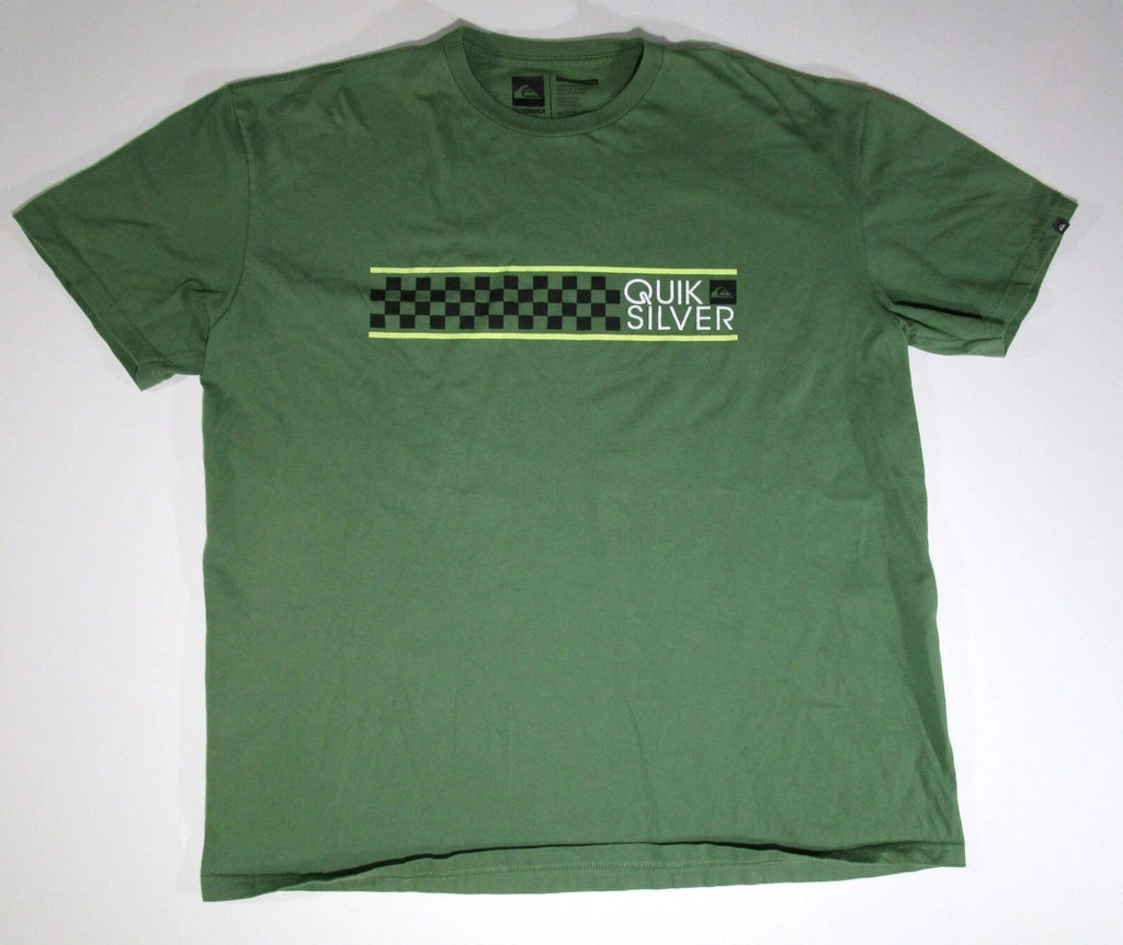 QuikSilver XXL Green Checkered Logo Unisex