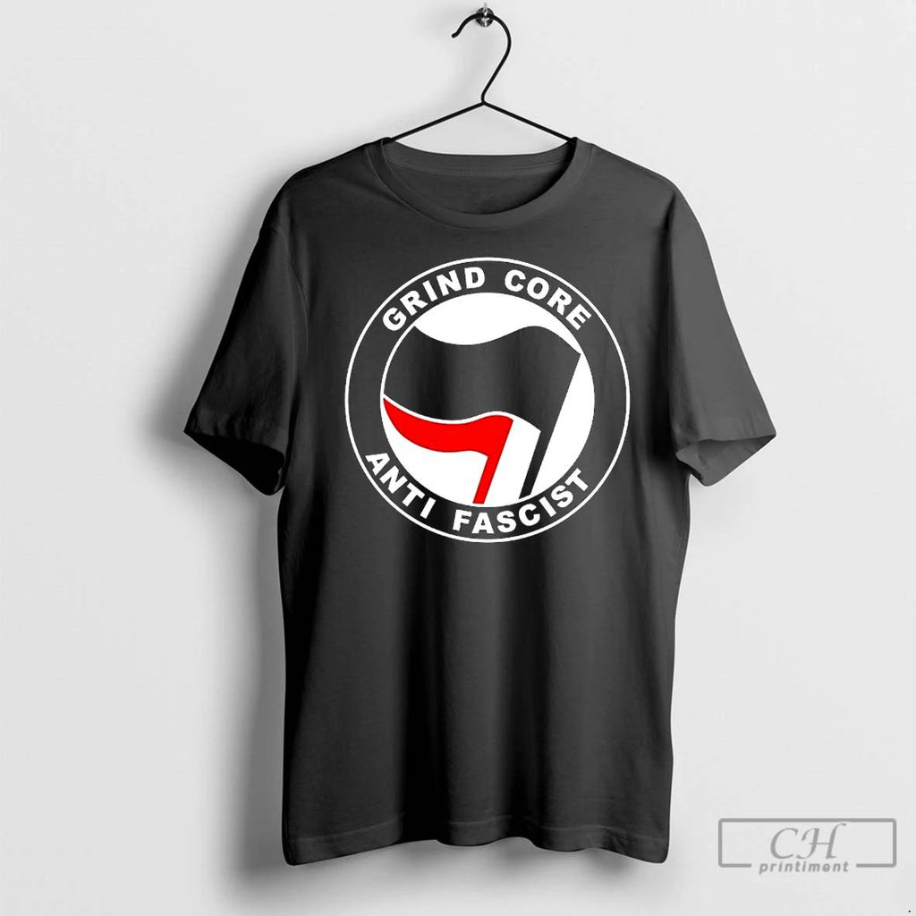 Premium Grind Core Anti Fascist Antifa Logo Unisex