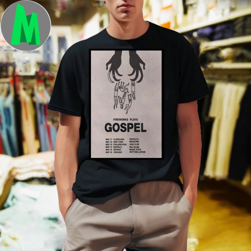 FIREWORKS Album GOSPEL 2026 Poster Shirt Unisex