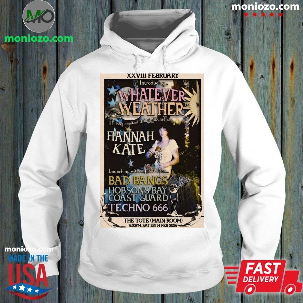 Hannah Kate Feb 28 2026 Poster The Big Announcement Shirt Unisex