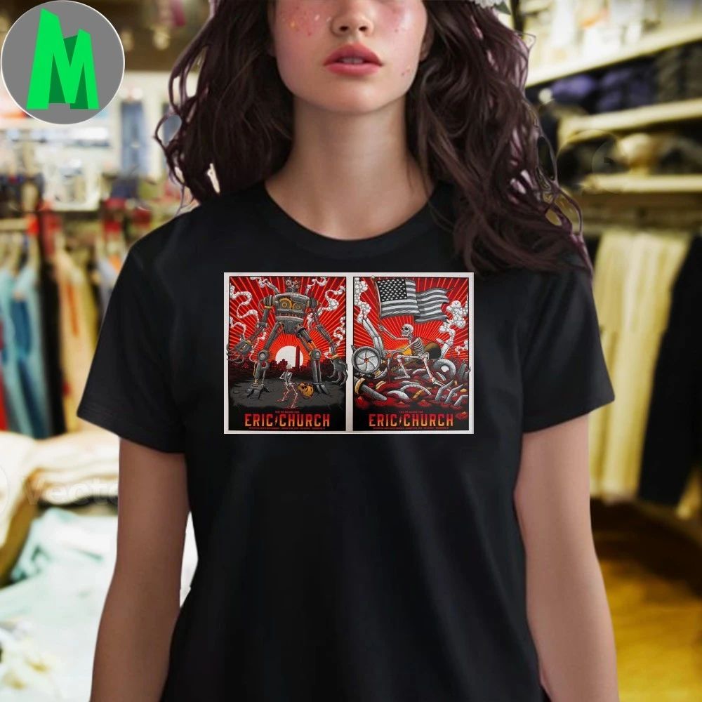 Eric Church Washington Jan 22-23 2026 Poster Shirt Unisex