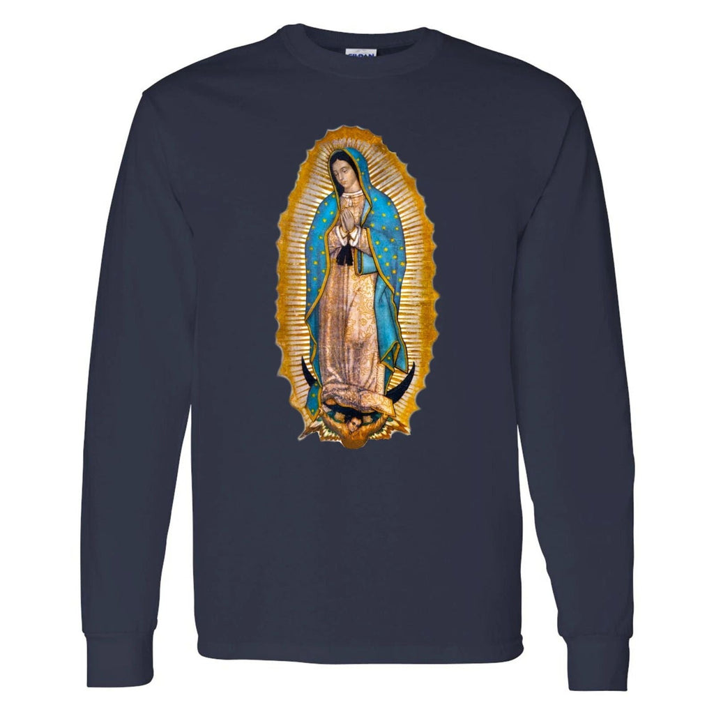 Our Lady of Guadalupe Virgin Mary Mother of Jesus Catholic Long Sleeve Shirt Unisex