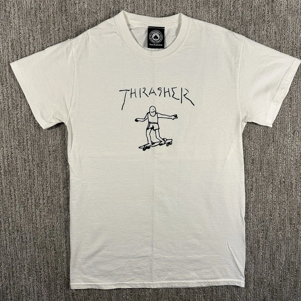 Thrasher Skateboarding Small Gonz Graphic Print Rap Y2K Baggy Relaxed T Shirt Unisex