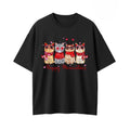 Valentines Day Shirt Cat Happy Meowentines Heart Valentines Cat Lover Unisex
