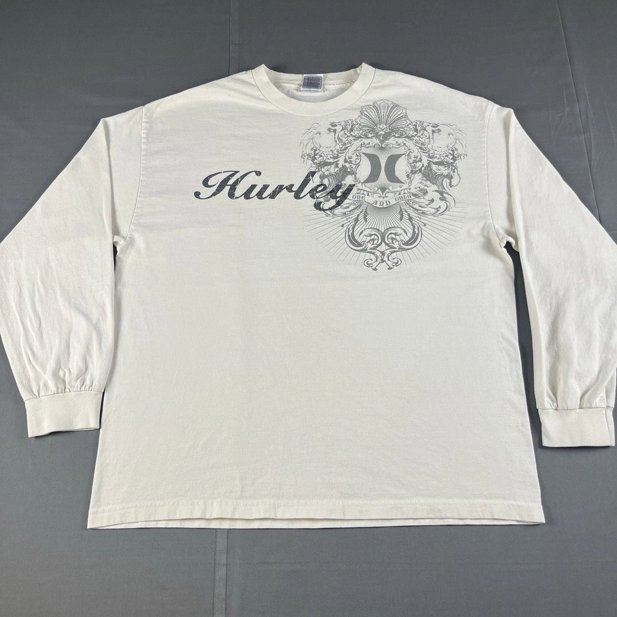 Vintage Hurley Surf Y2K Cali White Large Long Sleeve VTG XL Unisex