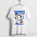 Premium Yoshinobu Yamamoto Los Angeles Dodgers Superstar Cartoon T Shirts Unisex