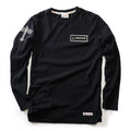 Red Canoe Boeing Vintage Logo Long Sleeve - Black Unisex