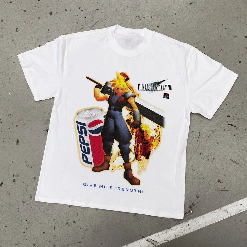 90s Nostalgia "Final Fantasy x Pepsi Cola" S-5XL Unisex