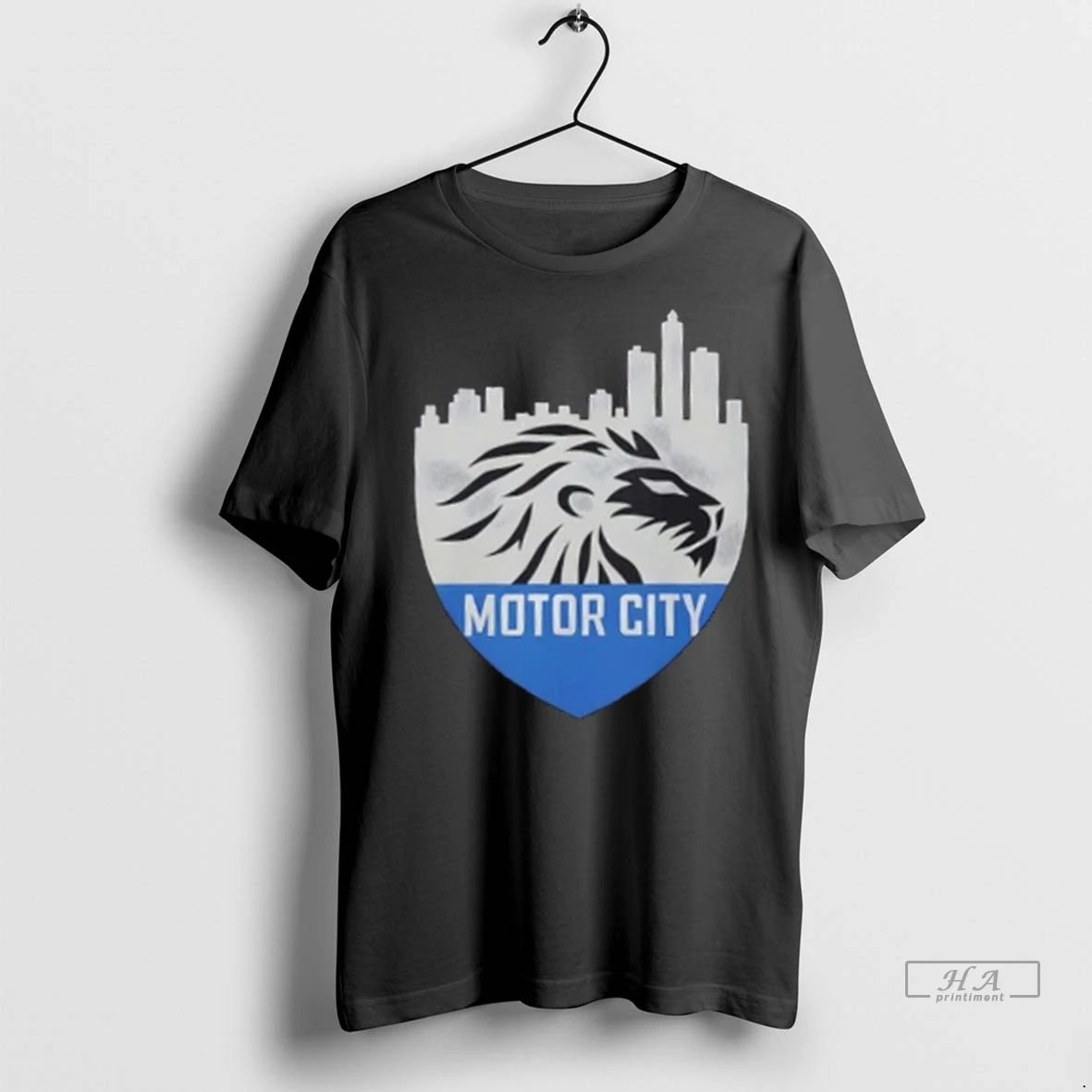 Trendy Officials Motor City Detroit Lions Skyline Logo Shirt Sweater Unisex