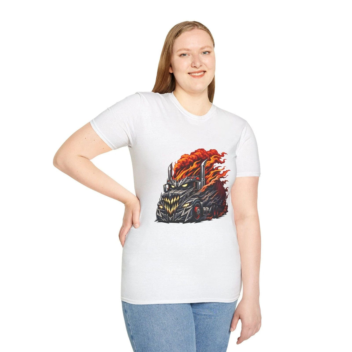 Diesel Ghost Truck Phantom Hauler Fantasy Rig Monster Unisex Softstyle Unisex