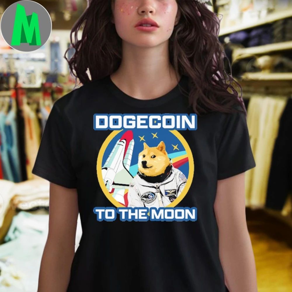 Shiba Inu Dogecoin to the Moon Unisex