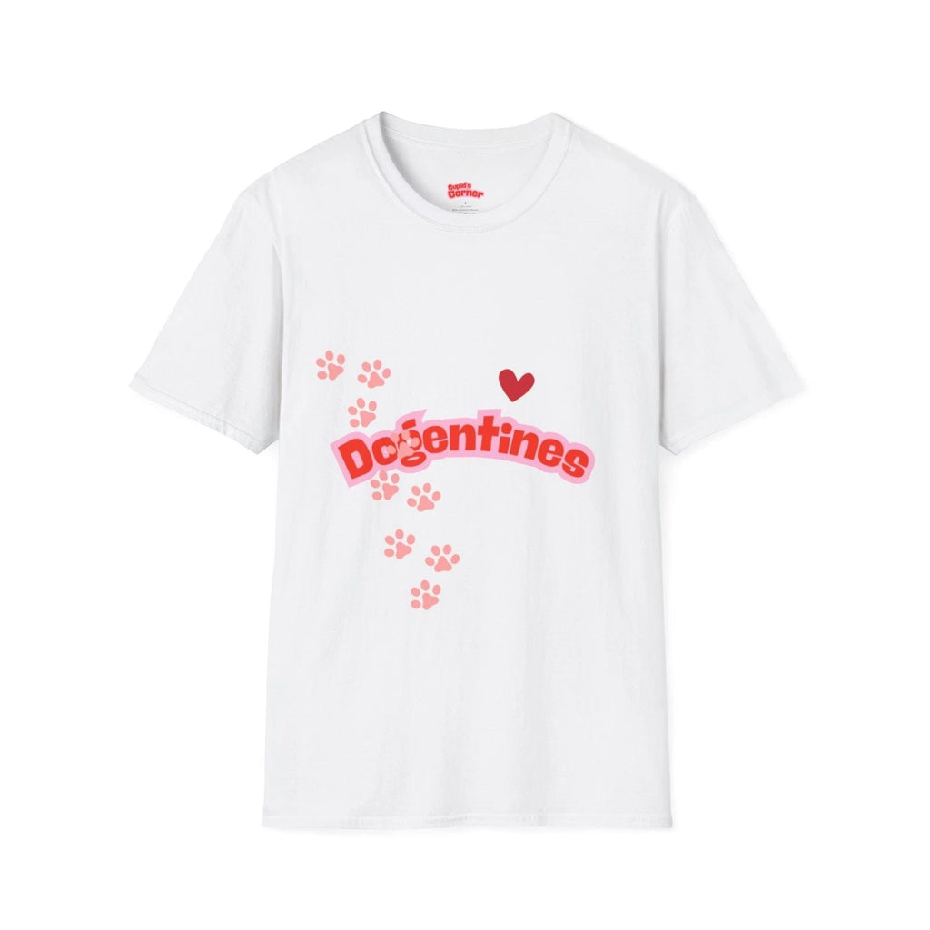 Dogentines Unisex Tee Shirt, Valentine's Day Dog Tee, Softstyle for Dog Unisex