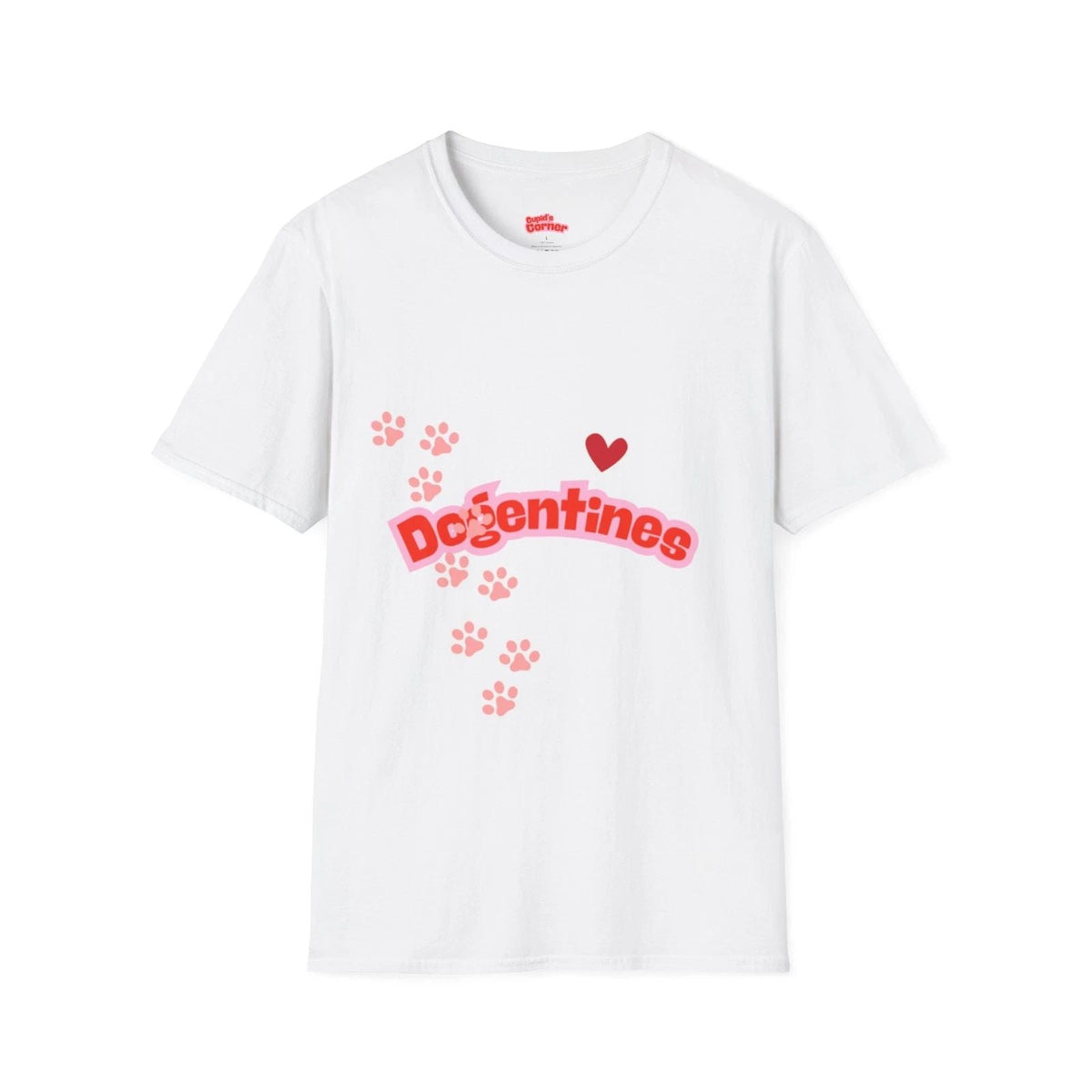 Dogentines Unisex Tee Shirt, Valentine's Day Dog Tee, Softstyle for Dog Unisex