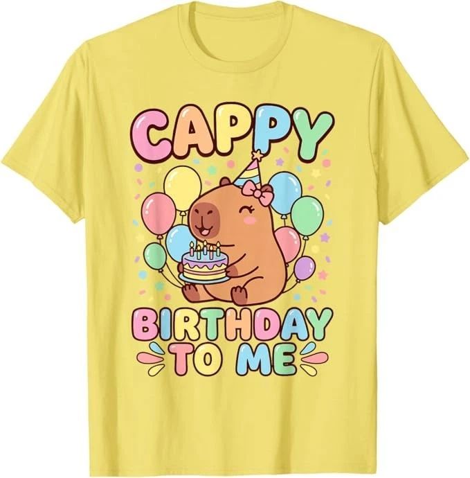 Cappy Birthday Capybara Birthday to Me Unisex