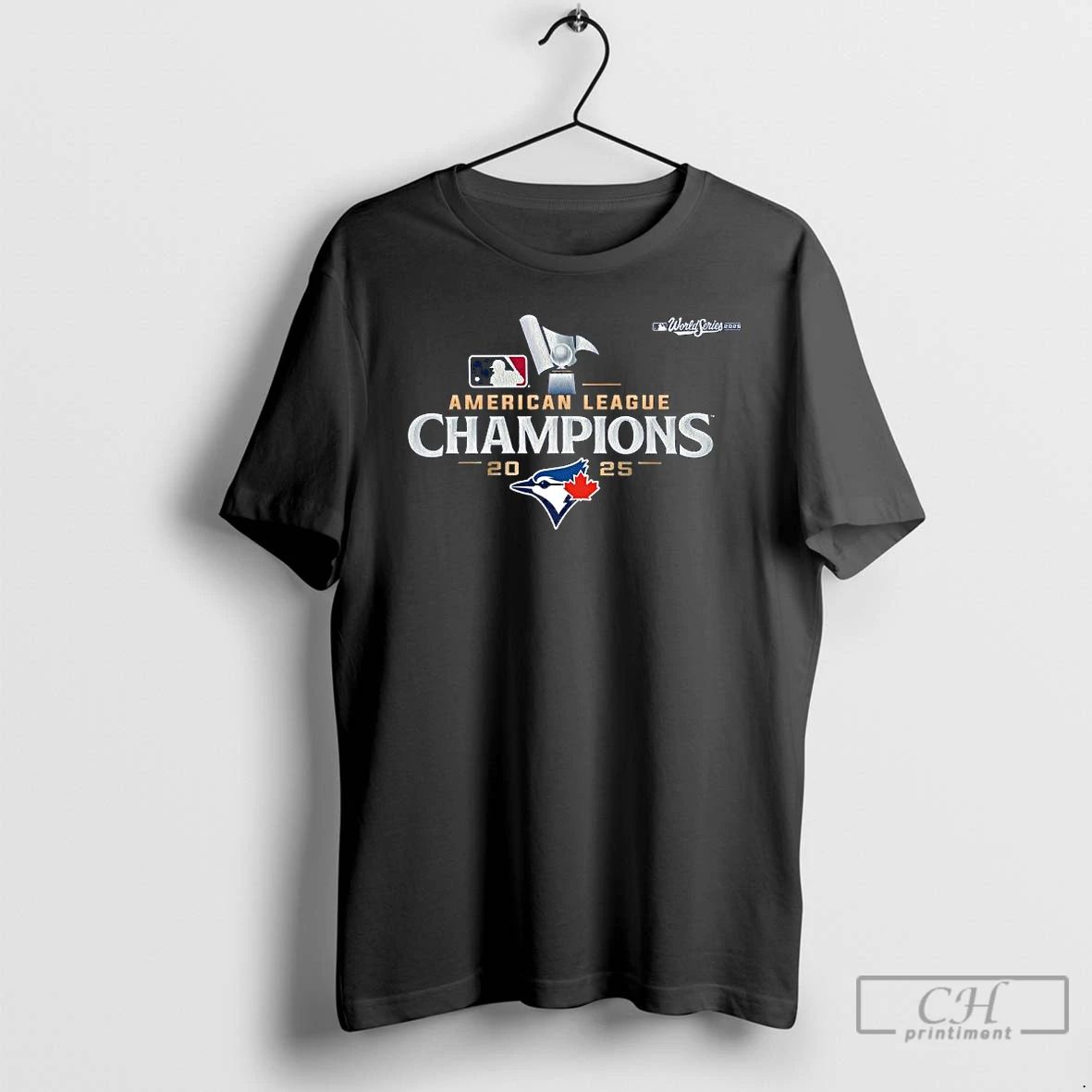 Classic Toronto Blue Jays 2025 American League Champions Logo T Shirts Unisex