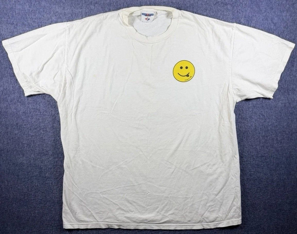 Vintage Jesus T Shirt Mens XL White Godstock Christian Graphic Puget Sound 90s Unisex