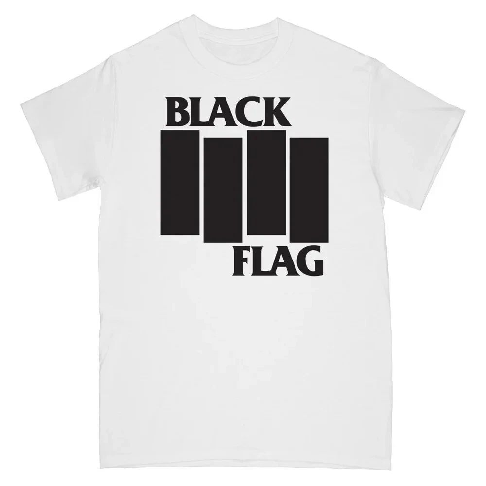 Black Flag Band Black Flag Bars Logo Tee SST Records Unisex