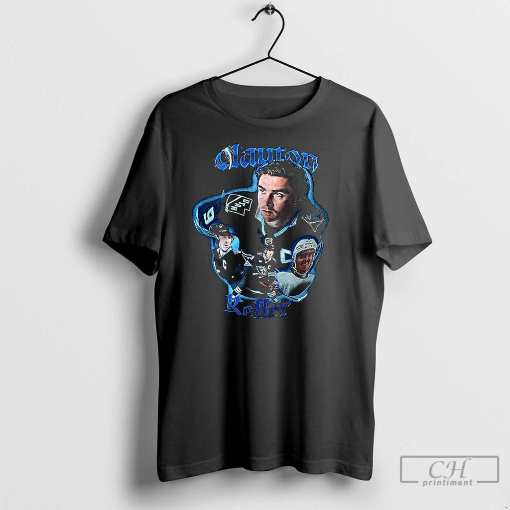 Classic Clayton Keller Utah Mammoth Ice Hockey Player Graphic Unisex